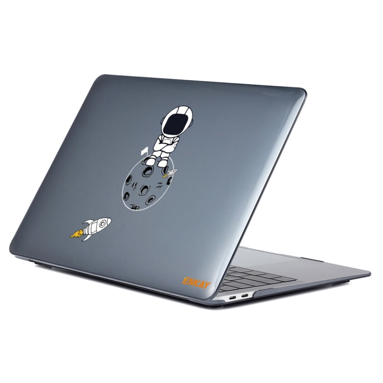 For MacBook Pro 13.3 A1706/A1989/A2159 ENKAY Hat-Prince 3 in 1 Spaceman Pattern Laotop Protective Crystal Case with TPU Keyboard Film / Anti-dust Plugs, Version:EU(Spaceman No.4) - free shipping - PMC TechLife - Order now!