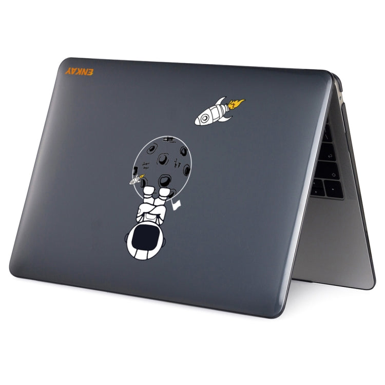 For MacBook Pro 13.3 A1706/A1989/A2159 ENKAY Hat-Prince 3 in 1 Spaceman Pattern Laotop Protective Crystal Case with TPU Keyboard Film / Anti-dust Plugs, Version:EU(Spaceman No.4) - free shipping - PMC TechLife - Order now!