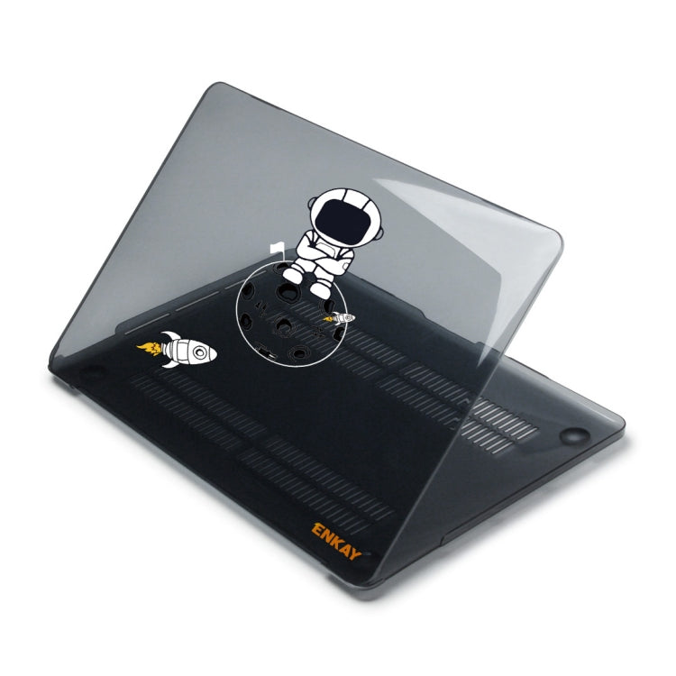 For MacBook Pro 13.3 A1706/A1989/A2159 ENKAY Hat-Prince 3 in 1 Spaceman Pattern Laotop Protective Crystal Case with TPU Keyboard Film / Anti-dust Plugs, Version:EU(Spaceman No.4) - free shipping - PMC TechLife - Order now!