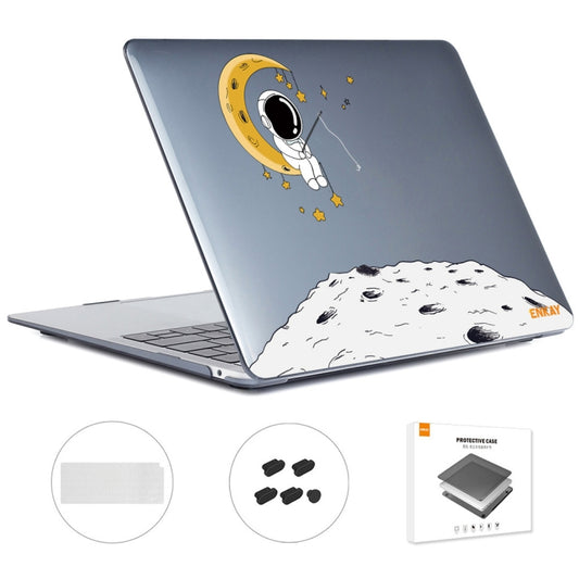 For MacBook Air 13.3 2020 A2179/A2337 ENKAY Hat-Prince 3 in 1 Spaceman Pattern Laotop Protective Crystal Case with TPU Keyboard Film / Anti-dust Plugs, Version:EU(Spaceman No.3) - MacBook Air Cases by ENKAY | Online Shopping South Africa | PMC Jewellery | Buy Now Pay Later Mobicred