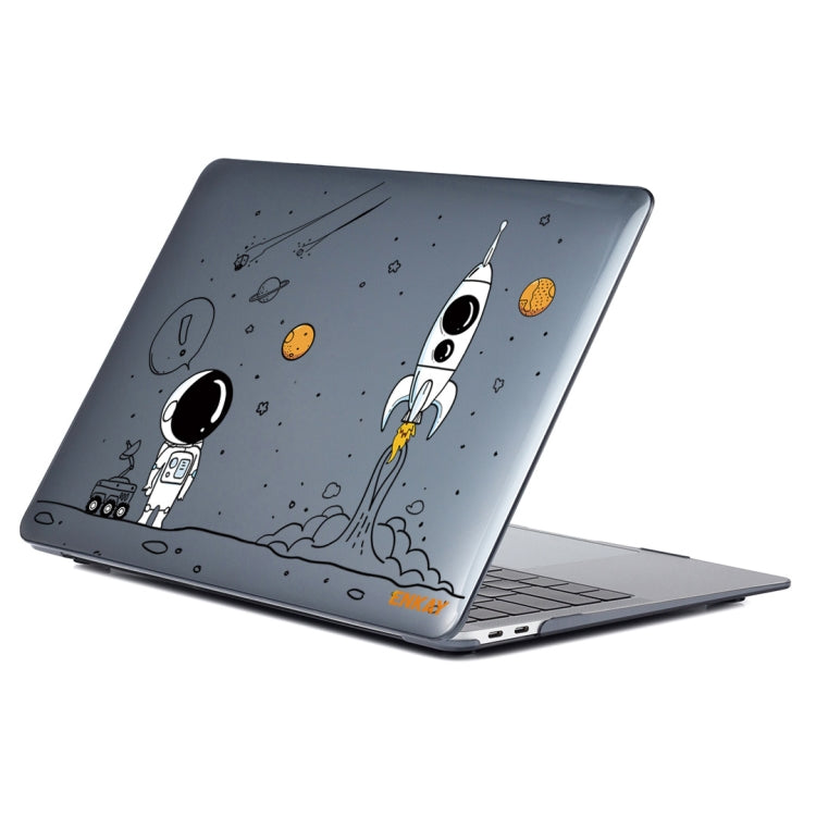 For MacBook Pro 13.3 A2251/A2289/A2338 ENKAY Hat-Prince 3 in 1 Spaceman Pattern Laotop Protective Crystal Case with TPU Keyboard Film / Anti-dust Plugs, Version:US(Spaceman No.1) - MacBook Pro Cases by ENKAY | Online Shopping South Africa | PMC Jewellery