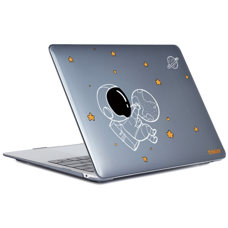 For MacBook Air 13.6 A2681 ENKAY Hat-Prince 3 in 1 Spaceman Pattern Laotop Protective Crystal Case with TPU Keyboard Film / Anti-dust Plugs, Version:EU(Spaceman No.5) - MacBook Air Cases by ENKAY | Online Shopping South Africa | PMC Jewellery