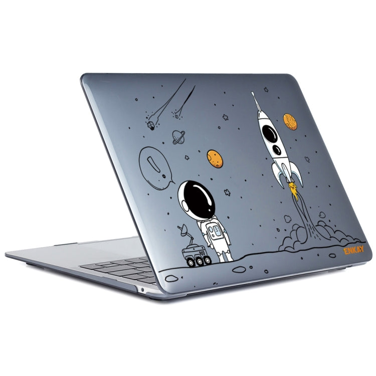 For MacBook Pro 15.4 A1707/A1990 ENKAY Hat-Prince 3 in 1 Spaceman Pattern Laotop Protective Crystal Case with TPU Keyboard Film / Anti-dust Plugs, Version:EU(Spaceman No.1) - MacBook Pro Cases by ENKAY | Online Shopping South Africa | PMC Jewellery