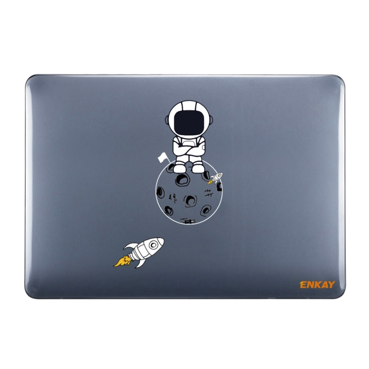 For MacBook Pro 15.4 A1707/A1990 ENKAY Hat-Prince 3 in 1 Spaceman Pattern Laotop Protective Crystal Case with TPU Keyboard Film / Anti-dust Plugs, Version:EU(Spaceman No.4) - MacBook Pro Cases by ENKAY | Online Shopping South Africa | PMC Jewellery | Buy Now Pay Later Mobicred