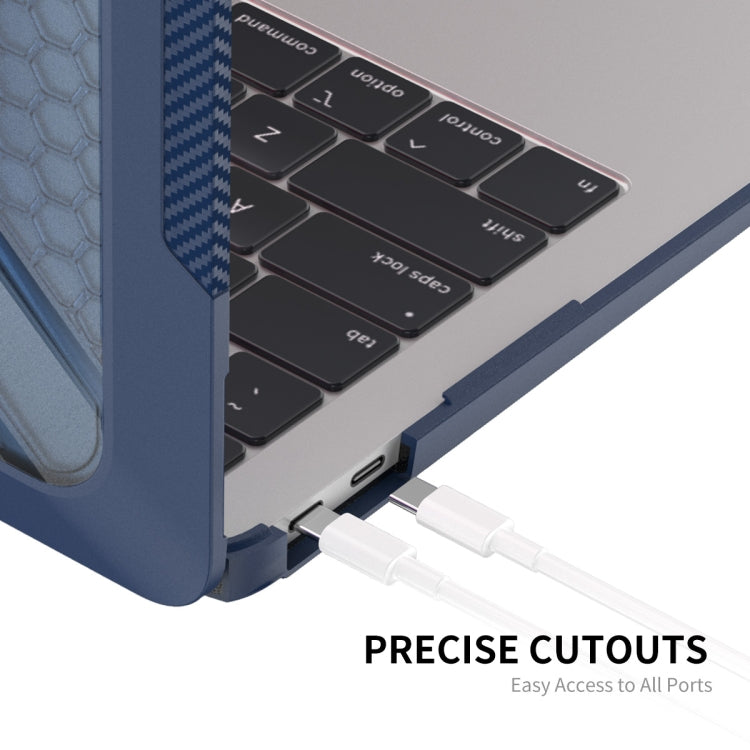 For MacBook Air 13.3 2020 A2179/A2337 ENKAY Hat-Prince 3 in 1 Protective Bracket  Case Cover Hard Shell with TPU Keyboard Film / Anti-dust Plugs, Version:EU(Grey) - MacBook Air Cases by ENKAY | Online Shopping South Africa | PMC Jewellery