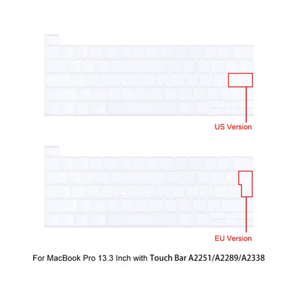 For MacBook Pro 13.3 A2251/A2289/A2338 ENKAY Hat-Prince 3 in 1 Protective Bracket  Case Cover Hard Shell with TPU Keyboard Film / Anti-dust Plugs, Version:EU(Blue) - MacBook Pro Cases by ENKAY | Online Shopping South Africa | PMC Jewellery | Buy Now Pay Later Mobicred