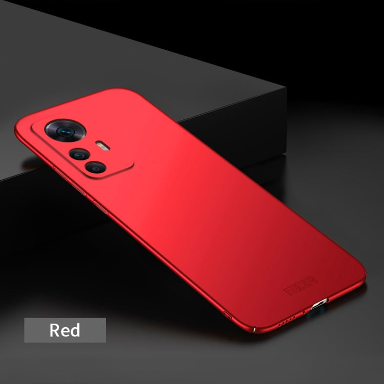 For Xiaomi 12T / Redmi K50 Ultra MOFI Micro Frosted PC Ultra-thin Hard Case(Red) - Xiaomi Cases by MOFI | Online Shopping South Africa | PMC TechLife | Buy Now Pay Later Mobicred
