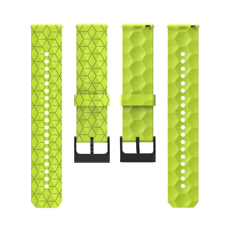 For Amazfit GTR 3 22mm Football Pattern Solid Color Silicone Watch Band(Grey) - free shipping - PMC TechLife - Order now!