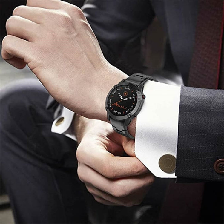 Compatible with Garmin Fenix 7 Sapphire Solar 22mm Titanium Alloy Quick Release Watch Band(Black) - free shipping - PMC TechLife - Order now!