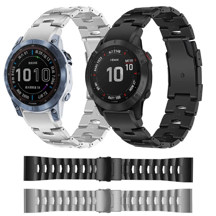 Compatible with Garmin Fenix 5 22mm Titanium Alloy Quick Release Watch Band(Black) - free shipping - PMC TechLife - Order now!