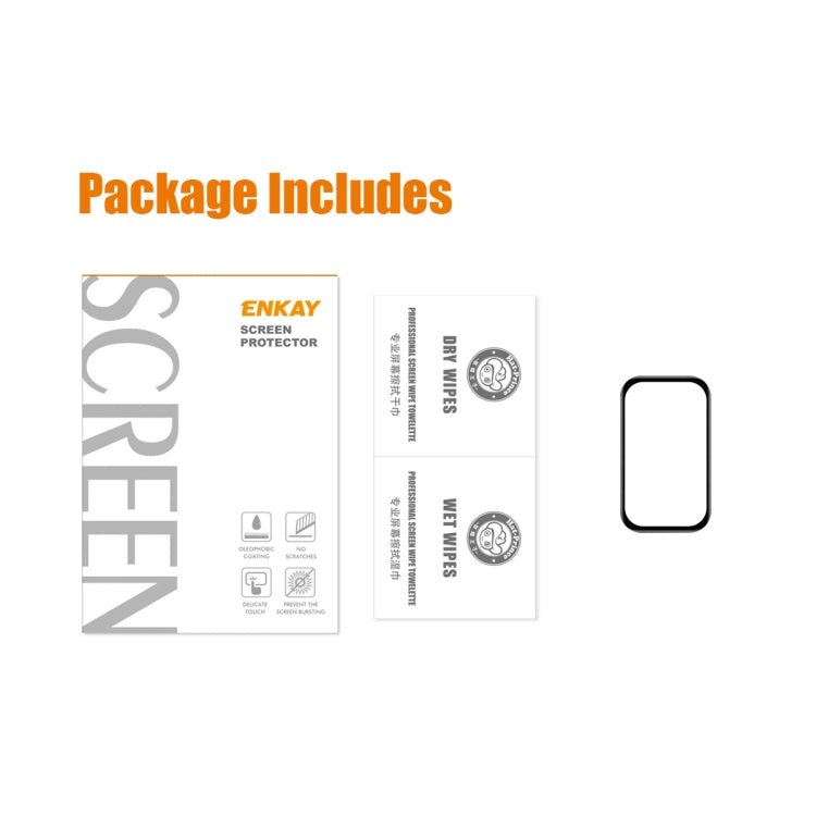 1 PCS For Redmi Smart Band 2 ENKAY Hat-Prince 3D Full Coverage Soft PC Edge + PMMA HD Screen Protector Film - free shipping - PMC TechLife - Order now!