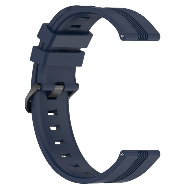 For Huawei Watch 3 22mm Concave Striped Slicone Watch Band(Navy Blue) - free shipping - PMC TechLife - Order now!