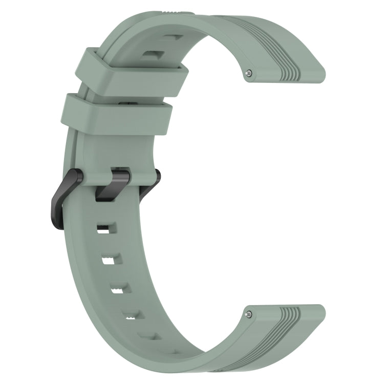 For Huawei GT2 Pro 22mm Concave Striped Slicone Watch Band(Grayish Green) - free shipping - PMC TechLife - Order now!