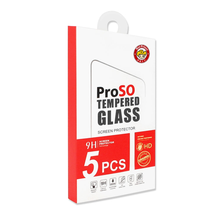 For Honor X7A 4G Global 5pcs ENKAY Hat-Prince Full Glue 0.26mm 9H 2.5D Tempered Glass Full Film - Honor Tempered Glass by ENKAY | Online Shopping South Africa | PMC Jewellery | Buy Now Pay Later Mobicred