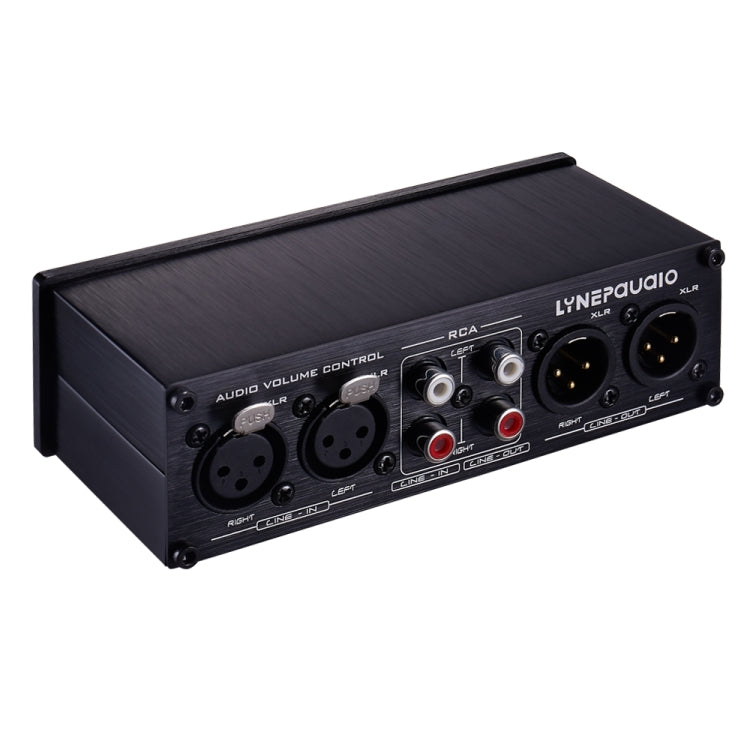 2 In and 2 Out Switcher Volume Controller, RCA signal switches to XLR balanced signal and no need for power supply. It provides RCA and XLR interfaces, independent L/R channel volume adjustment, which is suitable for devices with volume adjustment need -  by PMC Jewellery | Online Shopping South Africa | PMC Jewellery