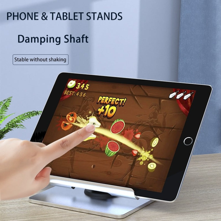 TM08 Desktop Tablet Stand Adjust Aluminum 360 Degree Rotatable Phone Stand - Desktop Holder by PMC TechLife | Online Shopping South Africa | PMC TechLife