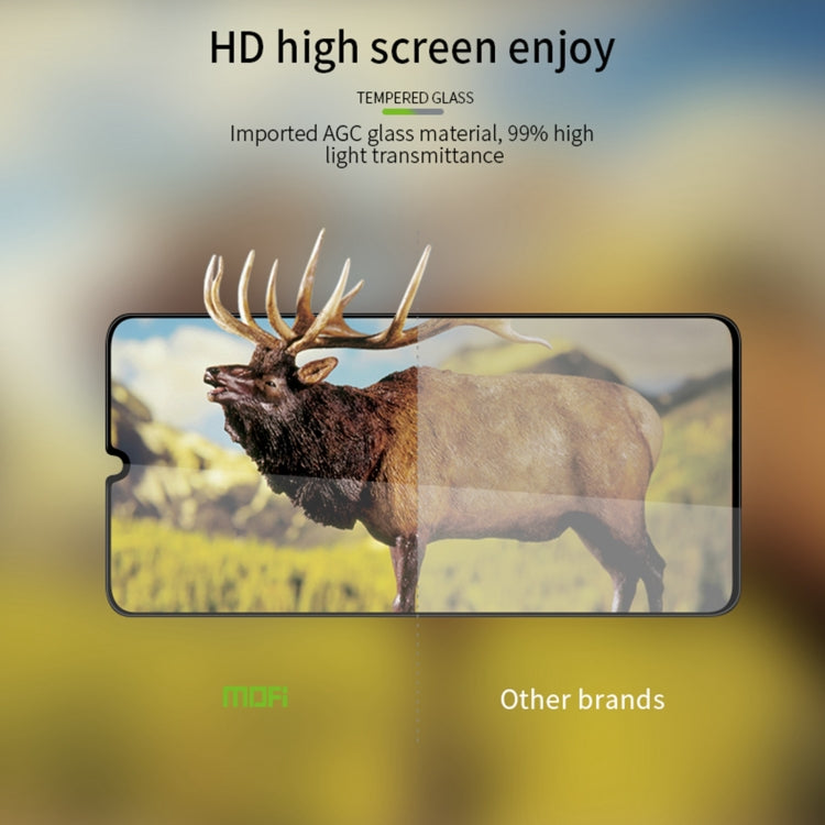 For Samsung Galaxy A34 5G MOFI 9H 3D Explosion-proof Curved Screen Tempered Glass Film(Black) - Galaxy Tempered Glass by MOFI | Online Shopping South Africa | PMC TechLife | Buy Now Pay Later Mobicred