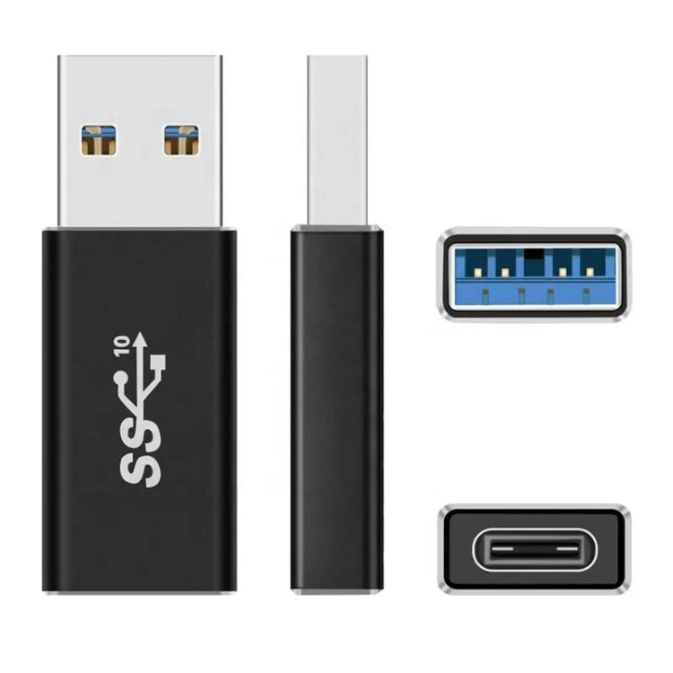 10Gbps USB3.1 Type-C Female to USB3.0 Male Adapter Convertor with Chip - Cable & Adapters by PMC TechLife | Online Shopping South Africa | PMC TechLife | Buy Now Pay Later Mobicred