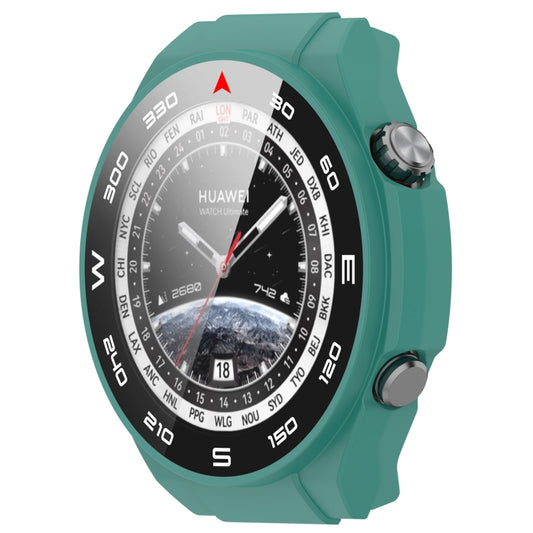 For Huawei Watch Ultimate PC+ Toughened Film Integrated Watch Protective Case(Green) - Smart Wear by PMC Jewellery | Online Shopping South Africa | PMC Jewellery