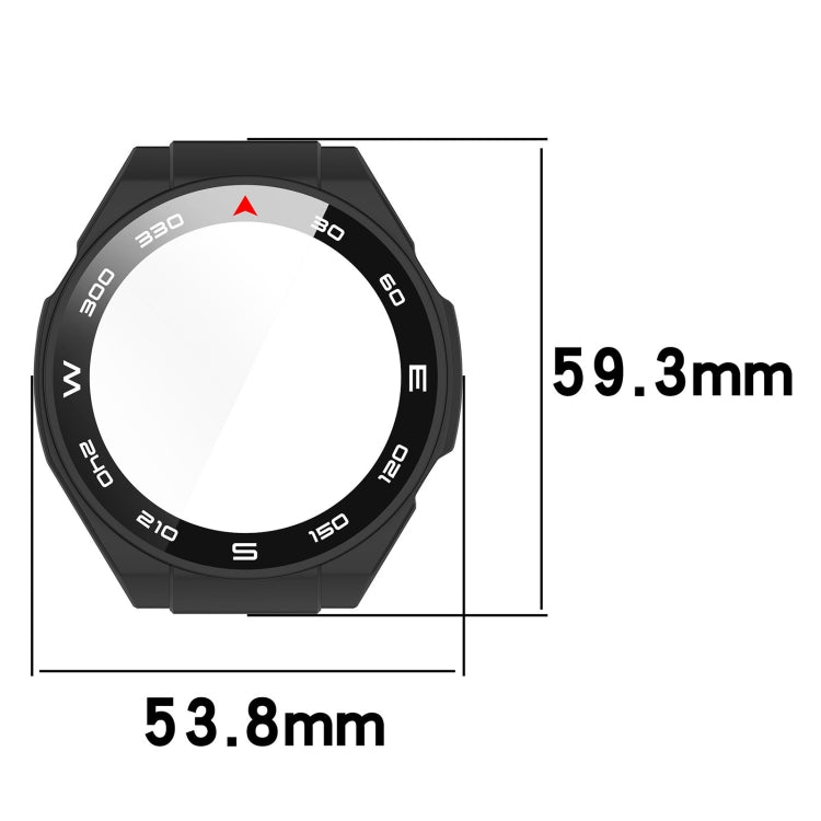 For Huawei Watch Ultimate PC+ Toughened Film Integrated Watch Protective Case(Blue) - Smart Wear by PMC TechLife | Online Shopping South Africa | PMC TechLife