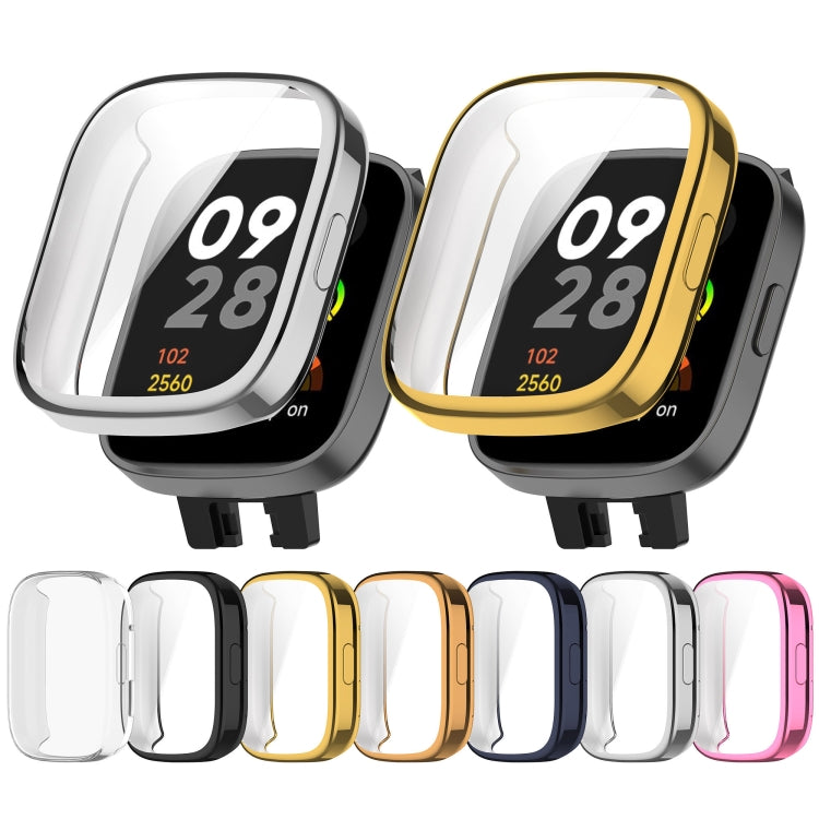 For Redmi Watch 3 TPU Fully Enclosed Watch Protective Case(Gold) - Smart Wear by PMC TechLife | Online Shopping South Africa | PMC TechLife