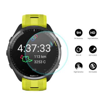 1pcs For Garmin Forerunner 965 ENKAY 0.2mm 9H Tempered Glass Screen Protector Watch Film - Smart Wear by ENKAY | Online Shopping South Africa | PMC Jewellery