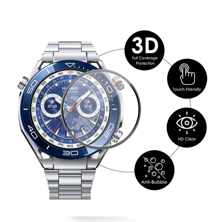 2pcs For Huawei Watch Ultimate ENKAY Hat-Prince 3D Full Coverage Soft PC Edge + PMMA HD Screen Protector Film - Smart Wear by ENKAY | Online Shopping South Africa | PMC Jewellery