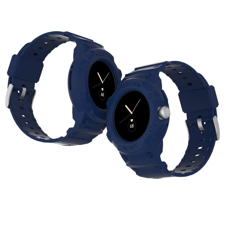 For Google Pixel Watch JUNSUNMAY Integrated TPU Adjustable Elastic Watch Band(Grey) - Watch Bands by JUNSUNMAY | Online Shopping South Africa | PMC TechLife | Buy Now Pay Later Mobicred