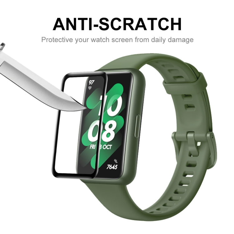 2pcs For Huawei Band 8 ENKAY Hat-Prince 3D Full Coverage Soft PC Edge + PMMA HD Screen Protector Film - Smart Wear by ENKAY | Online Shopping South Africa | PMC Jewellery