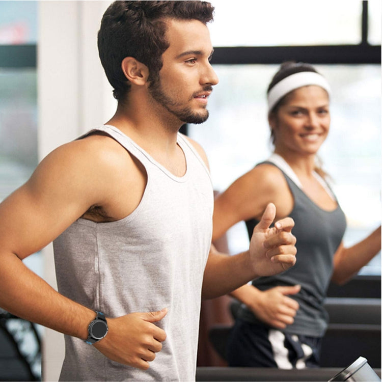For Garmin Forerunner 935 22mm Sports Breathable Silicone Watch Band(White+Black) -  by PMC TechLife | Online Shopping South Africa | PMC TechLife