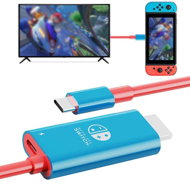 ENKAY ENK-CB136 6.6Ft. Type-C to HDMI Conversion Cable for Switch 4K HD Projection TV - Adapter by ENKAY | Online Shopping South Africa | PMC TechLife