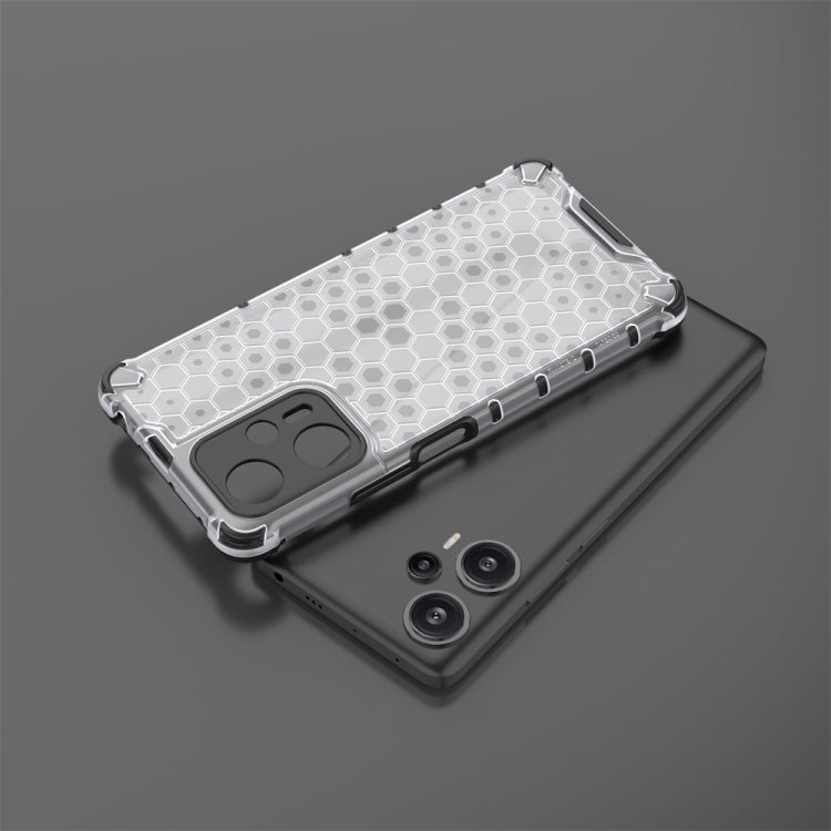 For Xiaomi Poco F5 Pro Shockproof Honeycomb Phone Case(Red) - free shipping - PMC TechLife - Order now!