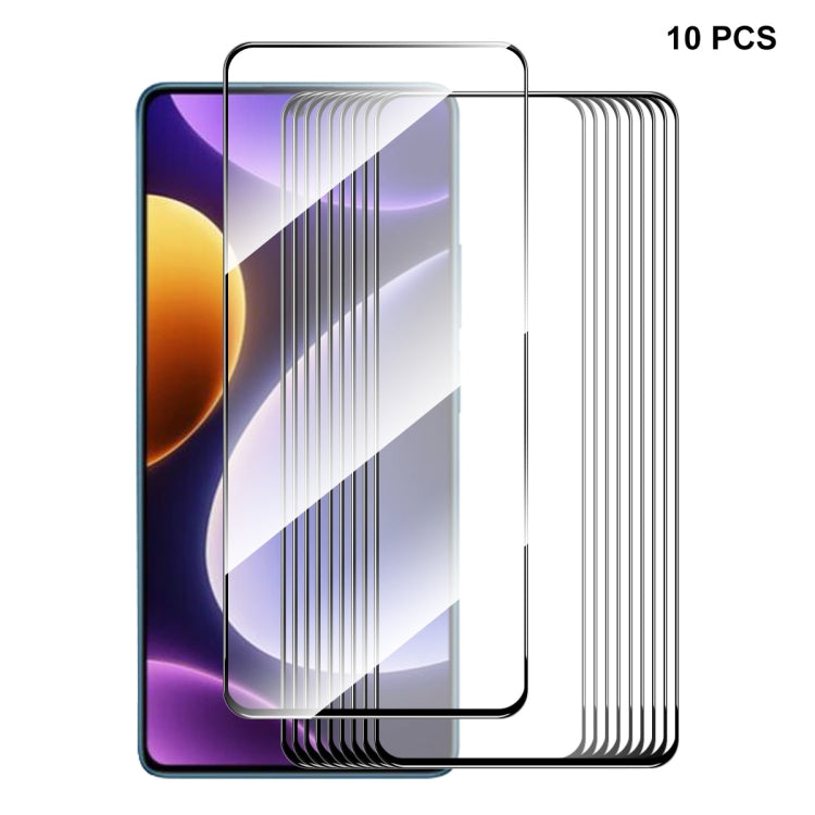 10pcs For Xiaomi Poco F5 / Redmi Note 12 Turbo ENKAY Full Glue High Aluminum-silicon Tempered Glass Film -  by ENKAY | Online Shopping South Africa | PMC Jewellery