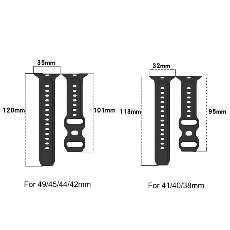 For Apple Watch 3 38mm Reverse Buckle Dot Texture Silicone Watch Band(Orange) - Watch Bands by PMC TechLife | Online Shopping South Africa | PMC TechLife