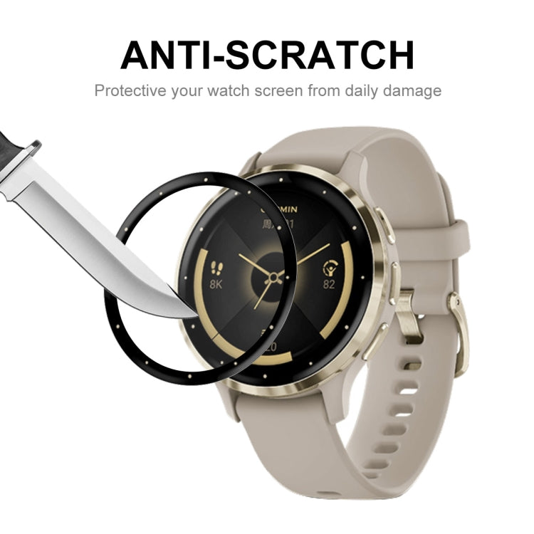 Compatible with Garmin Venu 3S 5pcs ENKAY 3D Full Coverage Soft PC Edge + PMMA HD Screen Protector Film - free shipping - PMC TechLife - Order now!