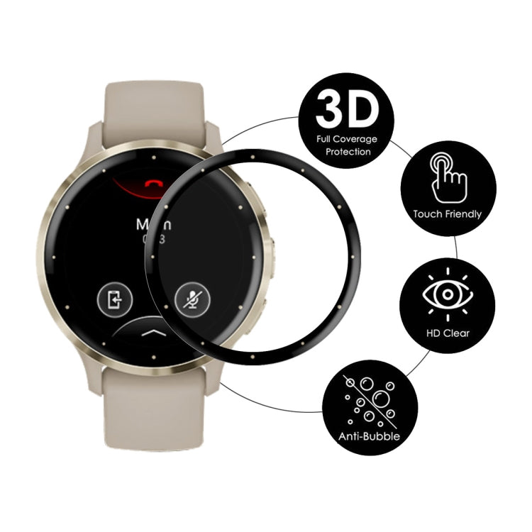 For Garmin Venu 3S 10pcs ENKAY 3D Full Coverage Soft PC Edge + PMMA HD Screen Protector Film - Screen Protector by ENKAY | Online Shopping South Africa | PMC TechLife | Buy Now Pay Later Mobicred