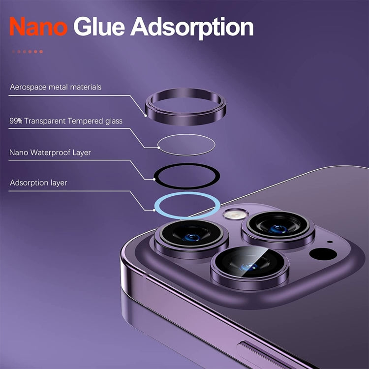 For iPhone 15 Pro / 15 Pro Max ENKAY AR Anti-reflection Camera Lens Glass Full Film(Silver) - free shipping - PMC TechLife - Order now!