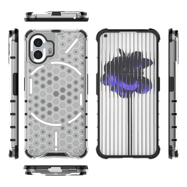 For Nothing Phone 2 Shockproof Honeycomb Phone Case(White) - free shipping - PMC TechLife - Order now!
