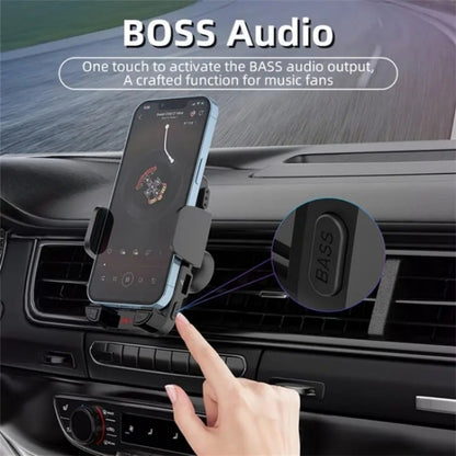 CS14 Car Interior Air Vent Mount Phone Stand MP3 Player FM Bluetooth Transmitter - Car Holders by PMC Jewellery | Online Shopping South Africa | PMC Jewellery