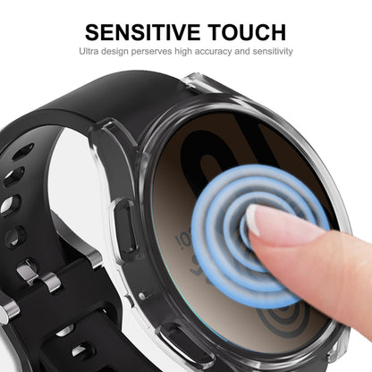 For Samsung Galaxy Watch6 44mm ENKAY Hat-Prince Full Coverage Transparent Soft TPU Case with Screen Protection - Watch Cases by ENKAY | Online Shopping South Africa | PMC Jewellery