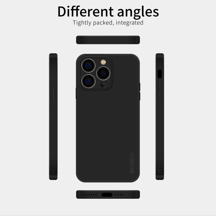 For iPhone 15 Pro Max PINWUYO Sense Series Liquid Silicone TPU Phone Case(Black) - free shipping - PMC TechLife - Order now!