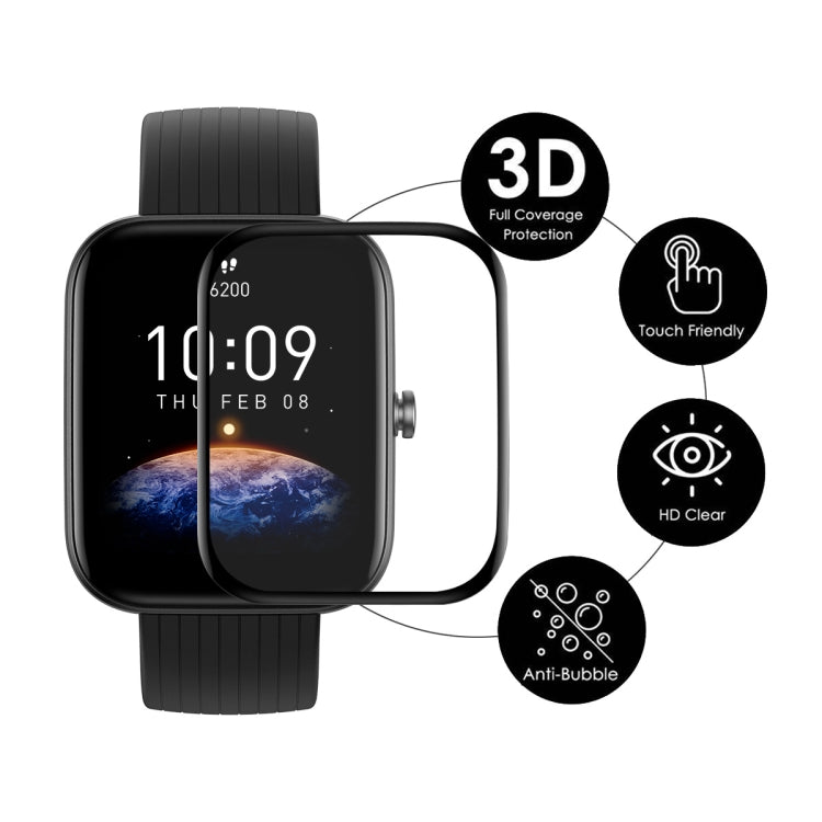 For Amazfit Bip 5 / Bip 5 Pro 2pcs ENKAY 3D Full Coverage Soft PC Edge PMMA HD Screen Film - Screen Protector by ENKAY | Online Shopping South Africa | PMC TechLife
