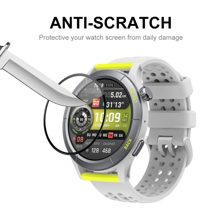 For Amazfit Cheetah / Cheetah Pro 5pcs ENKAY 3D Full Coverage Soft PC Edge PMMA HD Screen Film - Screen Protector by ENKAY | Online Shopping South Africa | PMC Jewellery