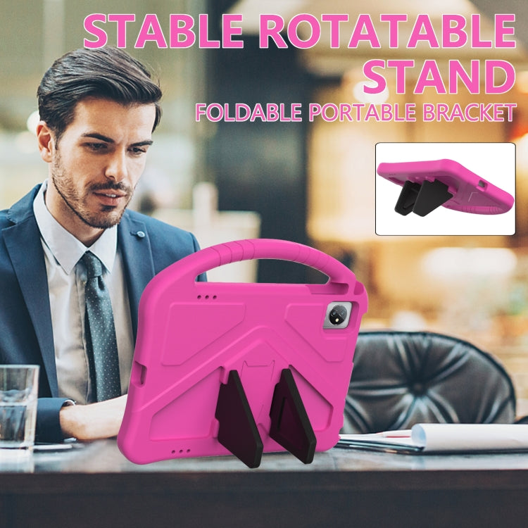 For Blackview Tab 8 WiFi 10.1 2023 EVA Shockproof Tablet Case with Holder(Rose Red) - free shipping - PMC TechLife - Order now!