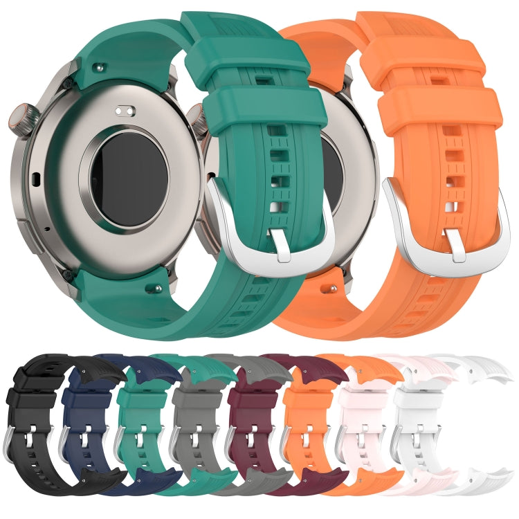 For Amazfit Balance A2286 Vertical Texture Silicone Watch Band(White) - Watch Bands by PMC TechLife | Online Shopping South Africa | PMC TechLife