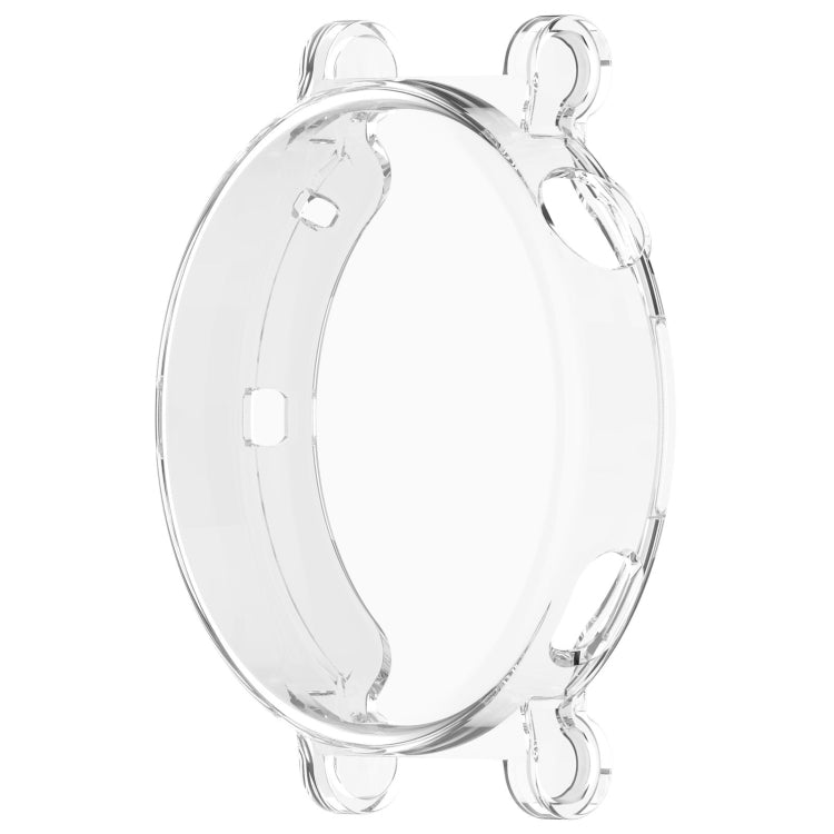 For Huawei Watch GT4 41mm Full Coverage TPU Electroplated Watch Protective Case(Transparent White) - Watch Cases by PMC Jewellery | Online Shopping South Africa | PMC Jewellery