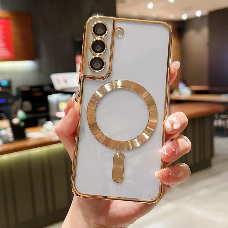 For Samsung Galaxy S23+ 5G MagSafe Electroplating TPU Phone Case(Gold) - Galaxy S23+ 5G Cases by PMC TechLife | Online Shopping South Africa | PMC TechLife