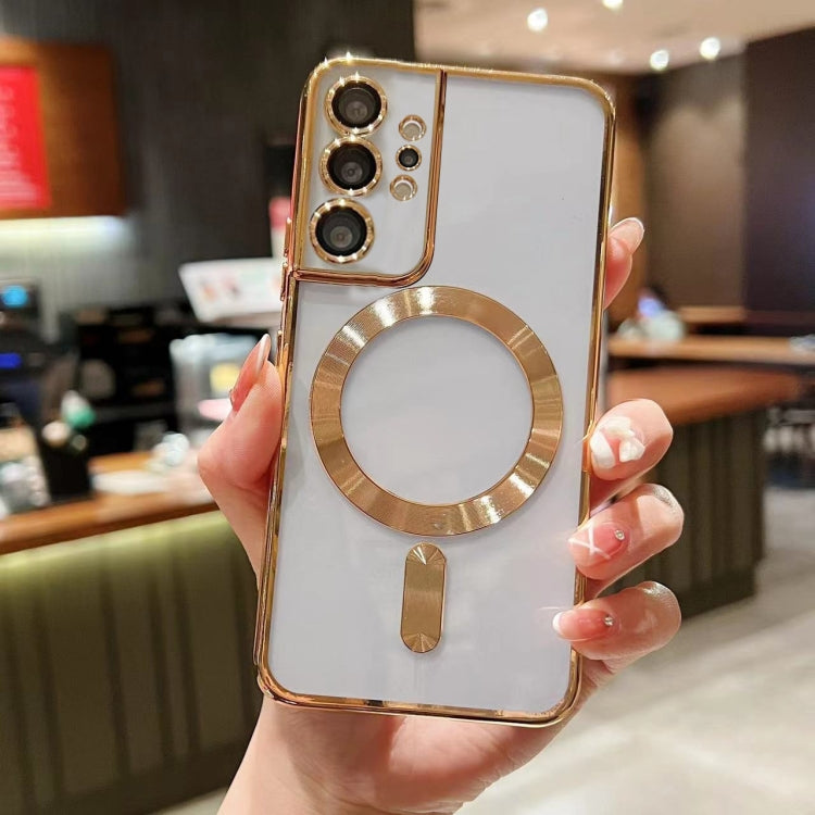 For Samsung Galaxy Note10+ MagSafe Electroplating TPU Phone Case(Gold) - Galaxy Phone Cases by PMC TechLife | Online Shopping South Africa | PMC TechLife