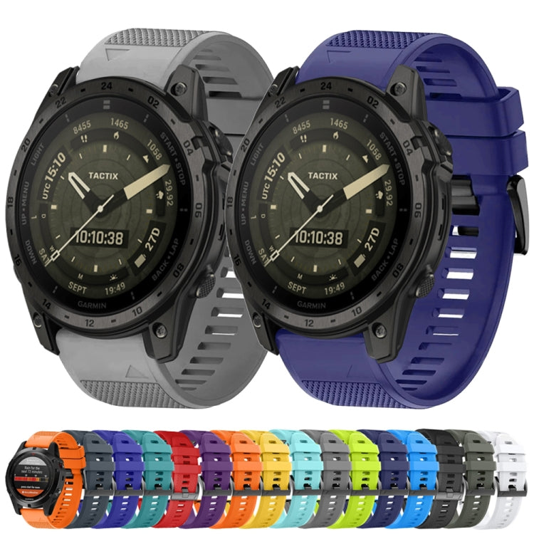 Compatible with Garmin Fenix 6X Pro 26mm Quick Release Silicone Watch Band(Army Green) - free shipping - PMC TechLife - Order now!