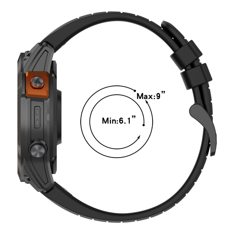 Compatible with Garmin Tactix 7 Pro 26mm Quick Release Silicone Watch Band(Red) - Watch Bands by PMC TechLife | Online Shopping South Africa | PMC TechLife | Buy Now Pay Later Mobicred